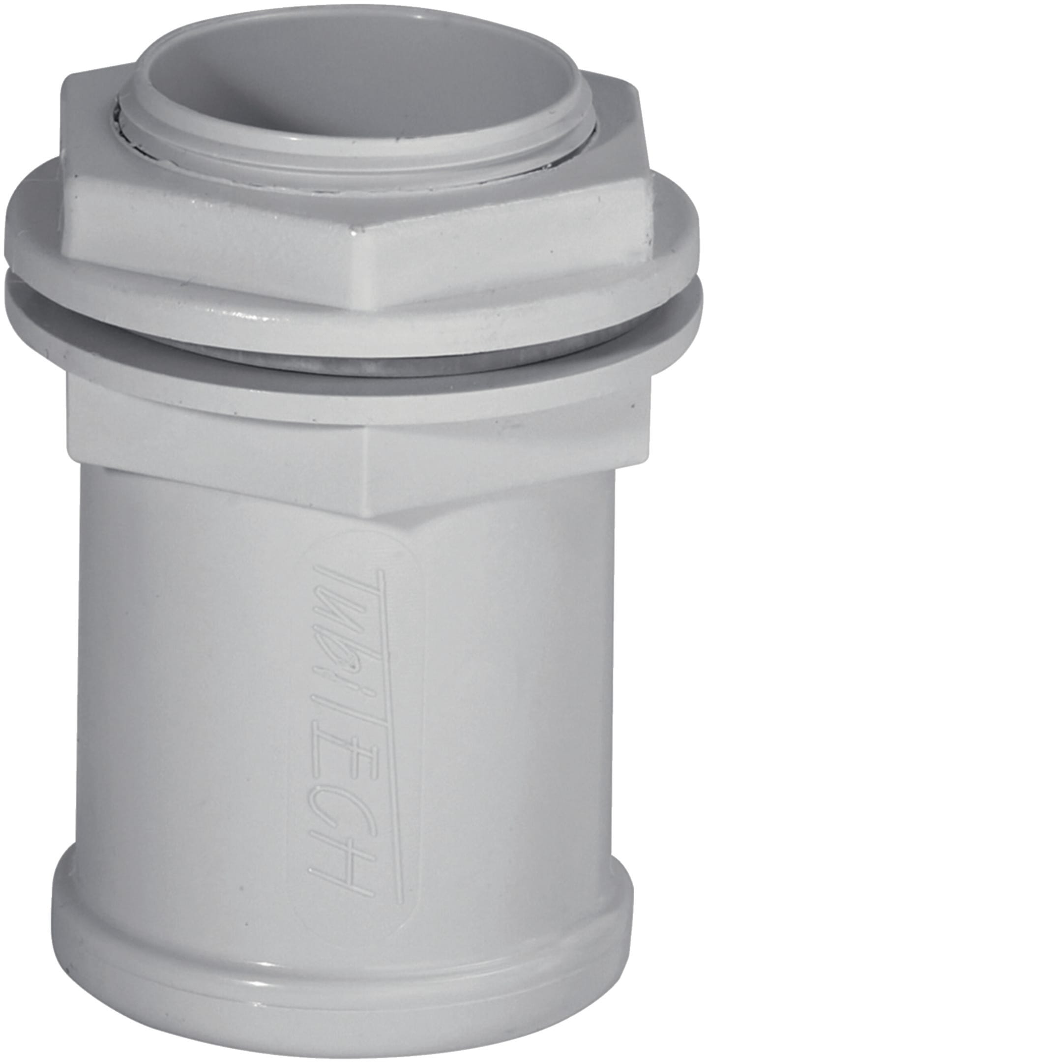 HAGER BOCCHIOTTI - Raccordo tubo rigido-scatola autoestinguente IP65 grigio IPS40