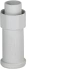 HAGER BOCCHIOTTI - Raccordo tubo rigido-guaina spiralata pari diametro IP65 grigio IPR50