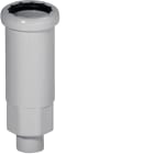 HAGER BOCCHIOTTI - Raccordo tubo rigido 16mm - guaina spiralata 12mm IP65 grigio BLOG16