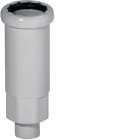 HAGER BOCCHIOTTI - Raccordo tubo rigido 40mm - guaina spiralata 32mm IP65 grigio BLOG40