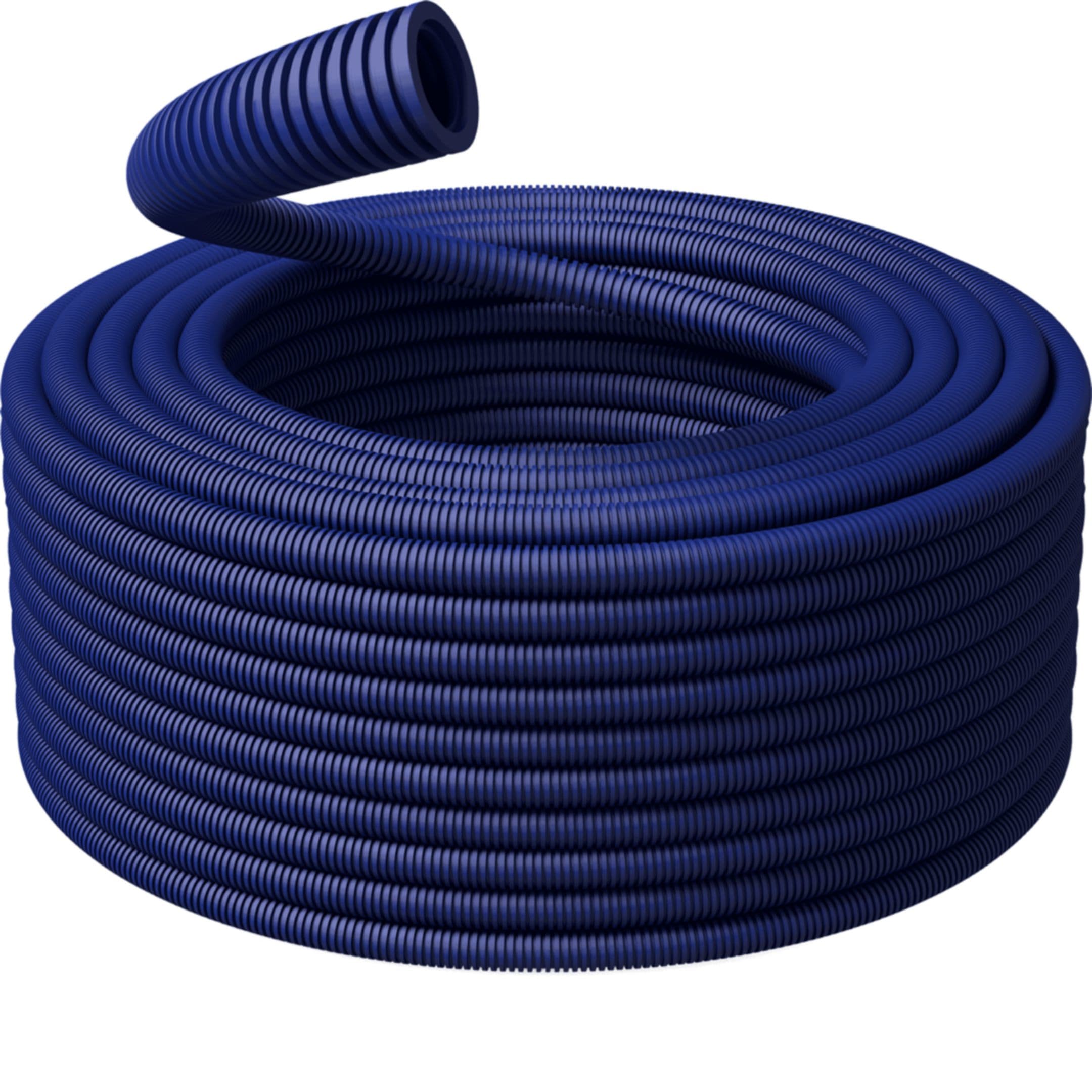 HAGER BOCCHIOTTI - Tubo corrugato autorinvenente ICTA 34223-33433 LSZH blu 25 mm
