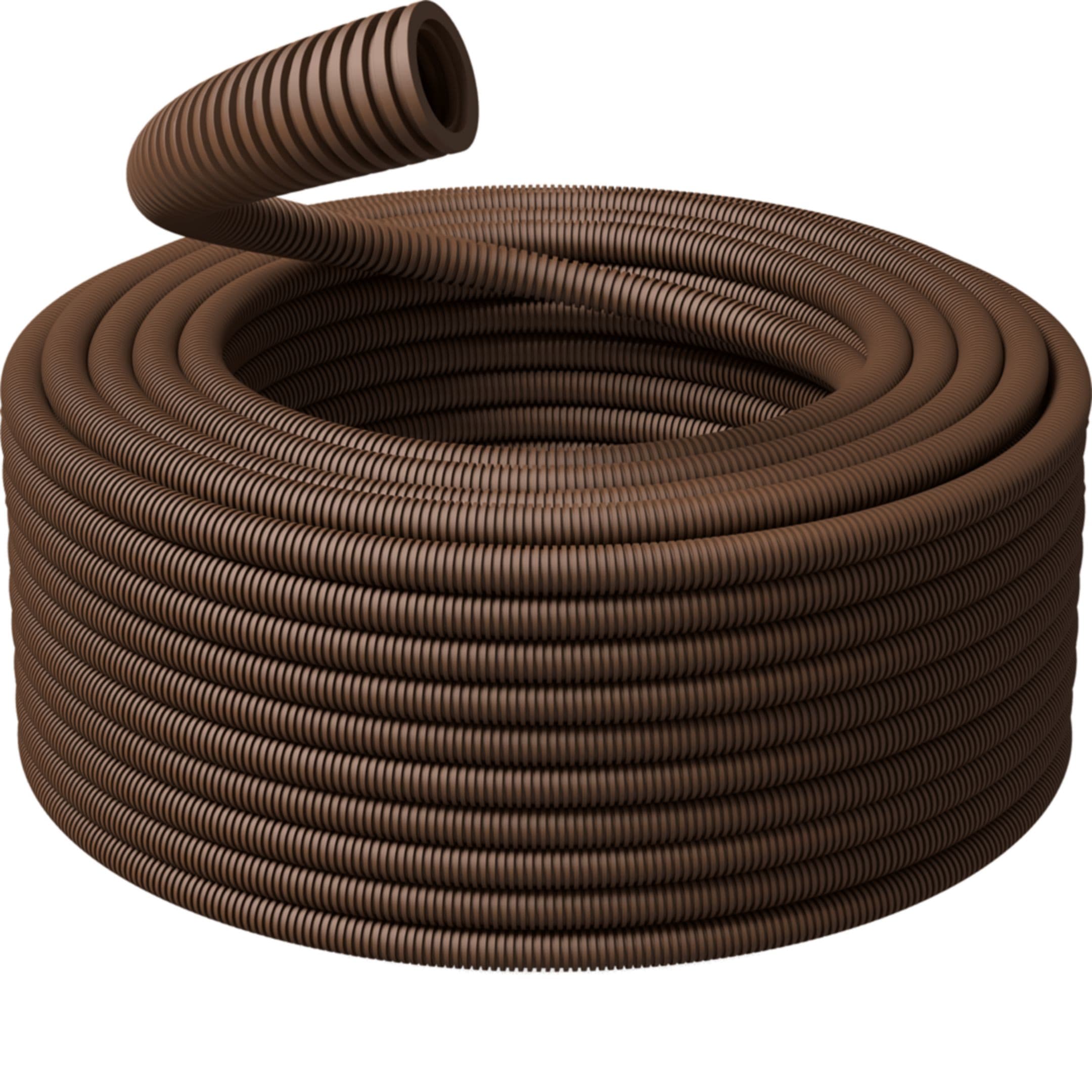 HAGER BOCCHIOTTI - Tubo corrugato autorinvenente ICTA 34223-33433 LSZH marrone 32 mm