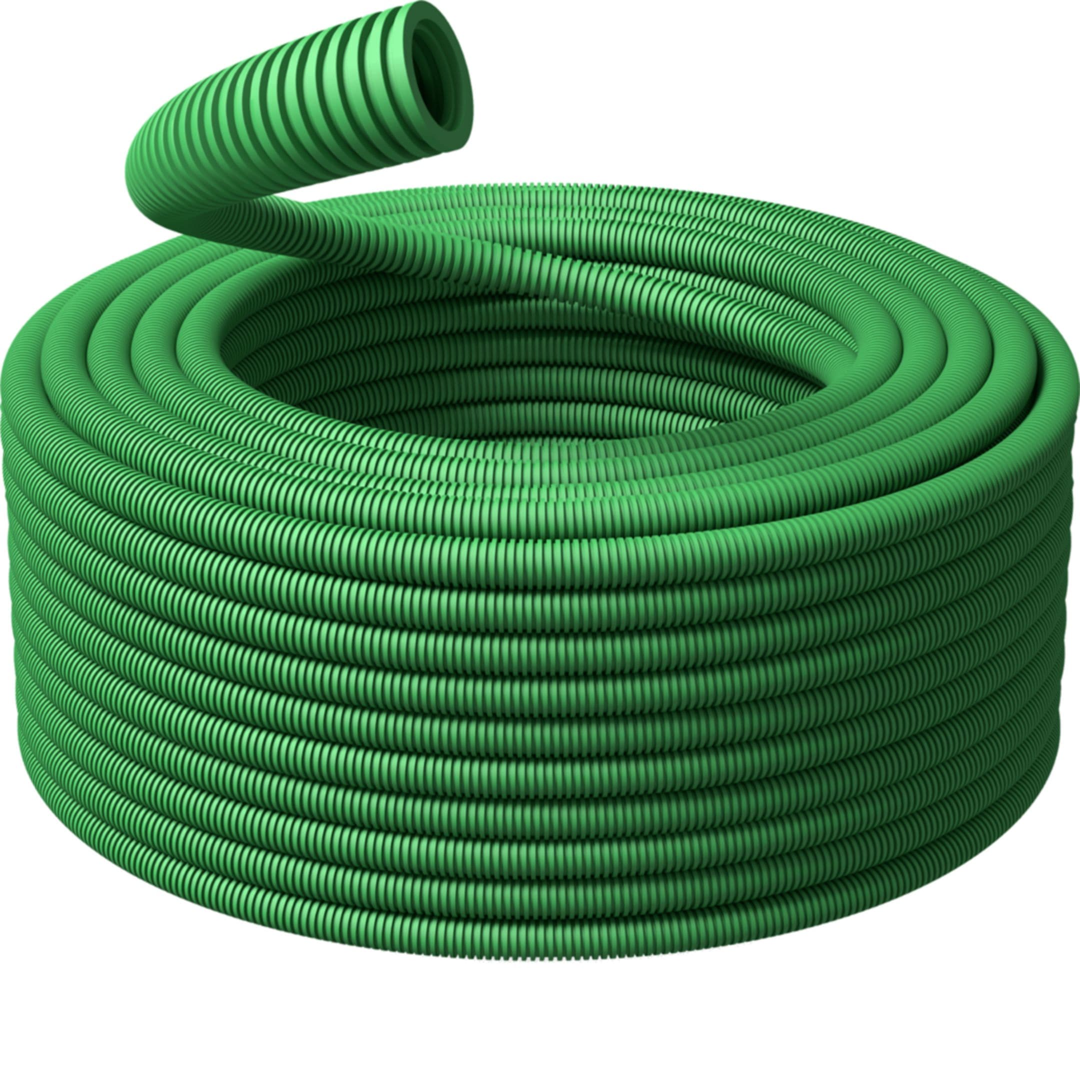 HAGER BOCCHIOTTI - Tubo corrugato autorinvenente ICTA 34223-33433 LSZH verde 25 mm