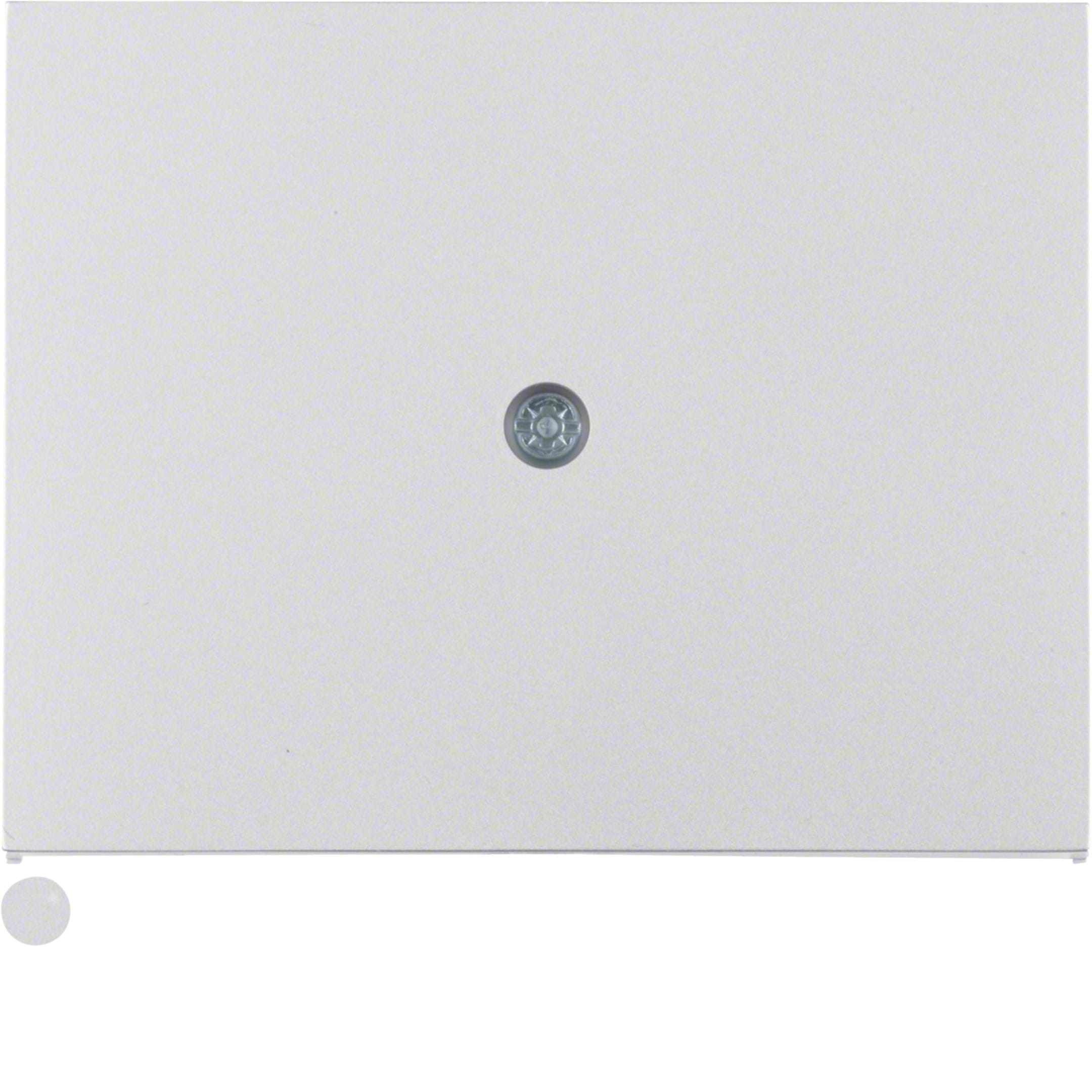 HAGER BOCCHIOTTI - Pezzo centrale per passacavo Berker K.1/K.5 alu opaco, verniciato