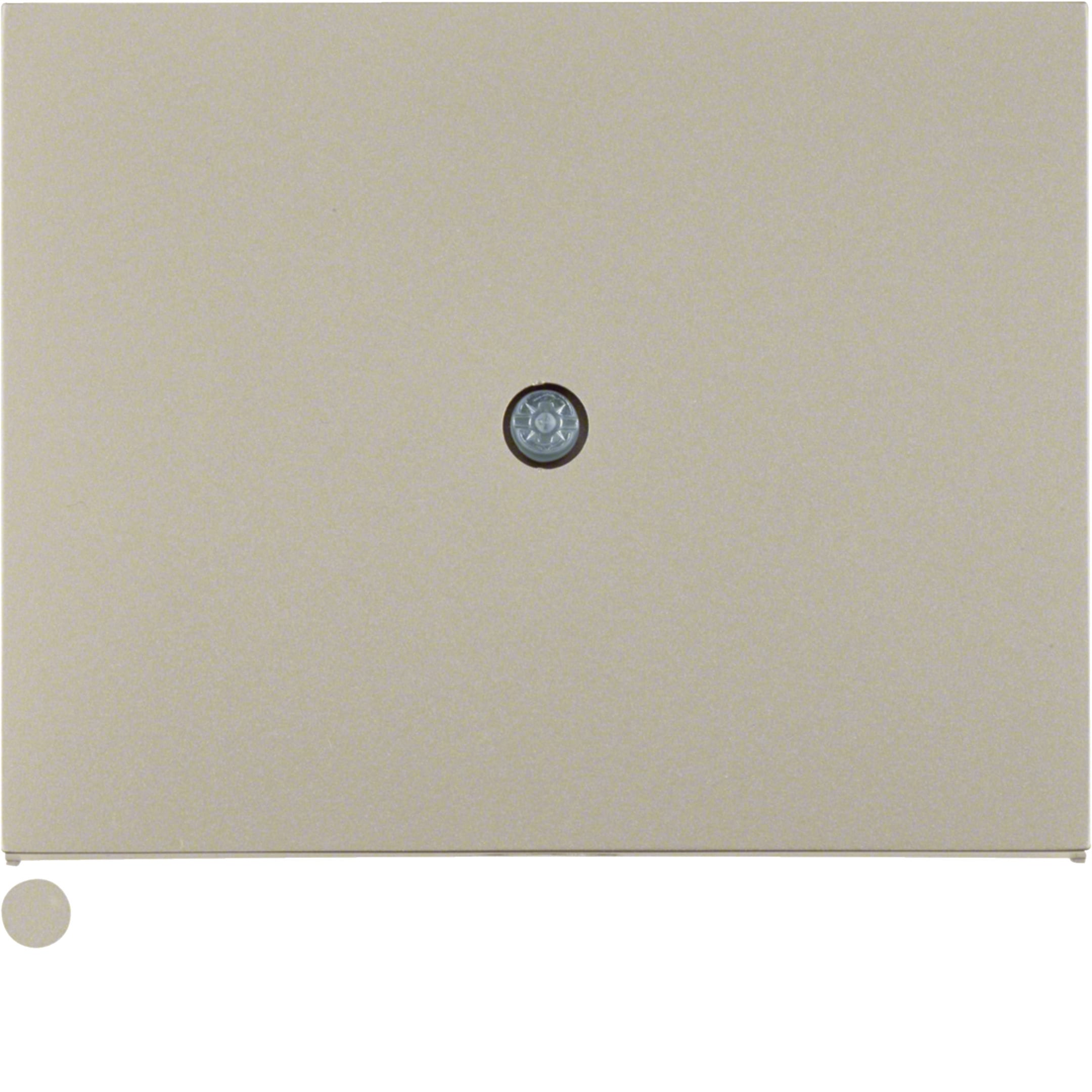 HAGER BOCCHIOTTI - Pezzo centrale per passacavo Berker K.1/K.5 acciaio inox opaco, verniciato