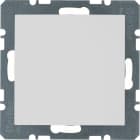 HAGER BOCCHIOTTI - Inserto cieco con pezzo centrale Berker S.1/B.3/B.7 bianco polare opaco