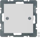 HAGER BOCCHIOTTI - Inserto cieco con pezzo c.le , avvitabile Berker S.1/B.3/B.7 bianco polare opaco
