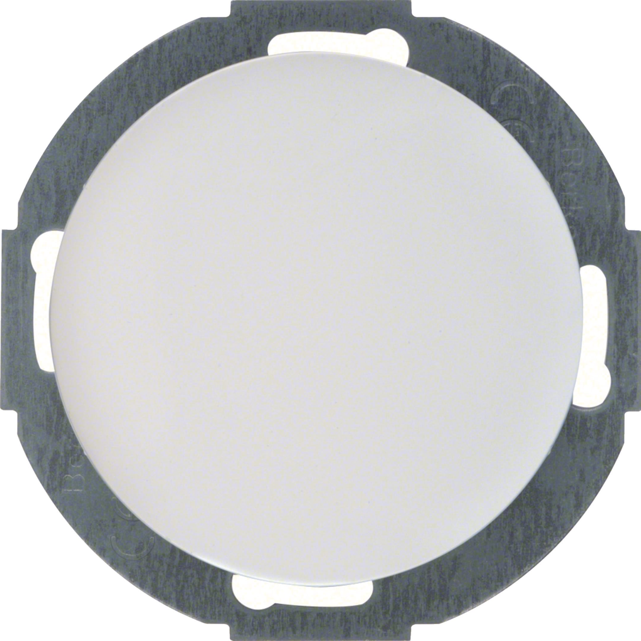 HAGER BOCCHIOTTI - Inserto cieco con pezzo centrale Serie R.classic bianco polare lucido