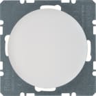 HAGER BOCCHIOTTI - Inserto cieco con pezzo centrale Berker R.1/R.3 bianco polare lucido