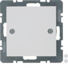 HAGER BOCCHIOTTI - Inserto cieco con pezzo c.le , avvitabile Berker S.1/B.3/B.7 bianco polare lucid