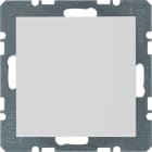 HAGER BOCCHIOTTI - Inserto cieco con pezzo centrale Berker S.1/B.3/B.7 bianco polare lucido