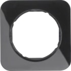 HAGER BOCCHIOTTI - Cornice singola Berker R.1 nero lucido