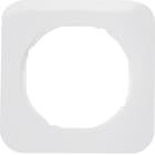 HAGER BOCCHIOTTI - Cornice singola Berker R.1 bianco polare lucido