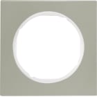 HAGER BOCCHIOTTI - Cornice singola Berker R.3 acciaio inox/bianco polare