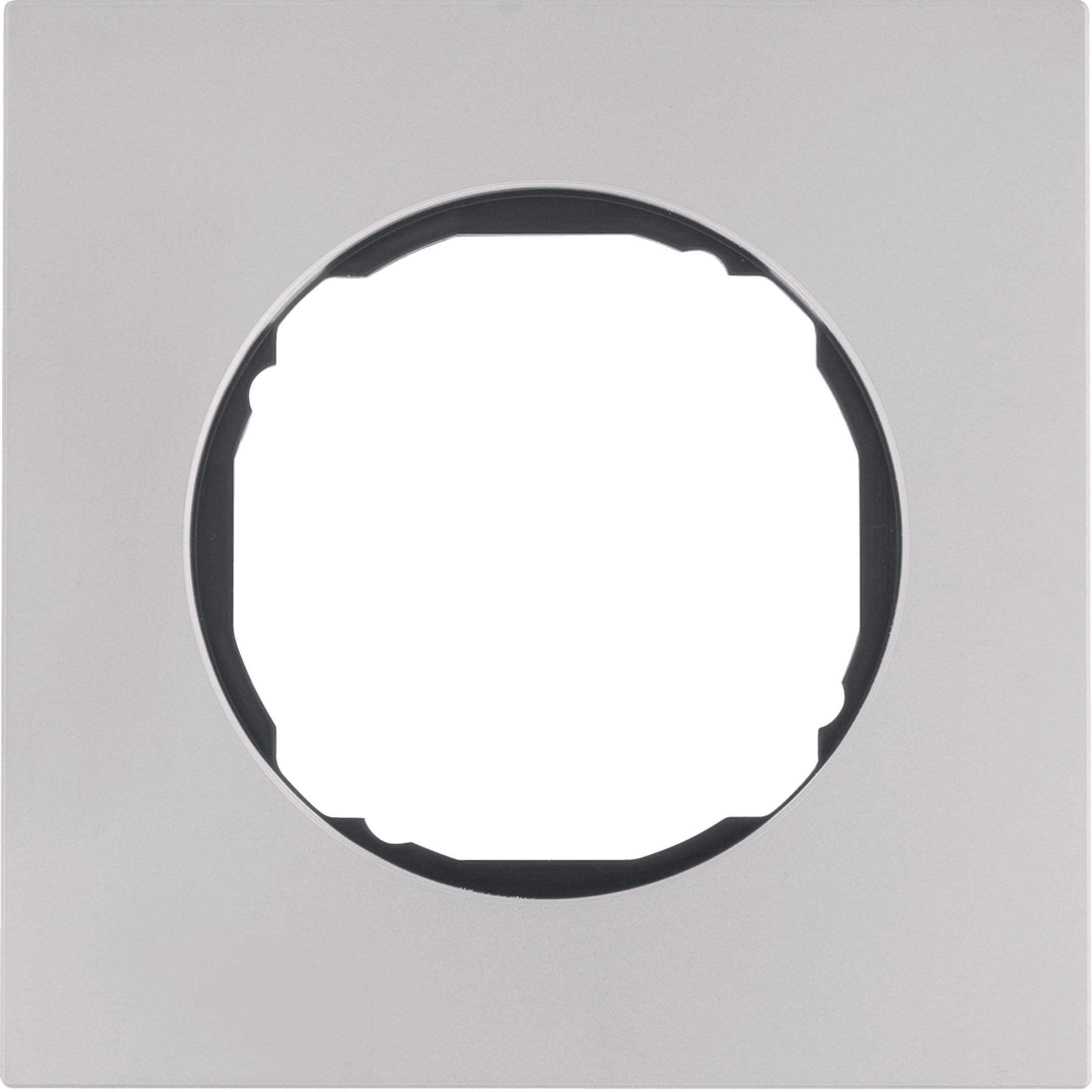 HAGER BOCCHIOTTI - Cornice singola R.8 acciaio inox
