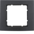 HAGER BOCCHIOTTI - Cornice singola Berker B.3 alu nero/antracite opaco, alluminio anodizzato