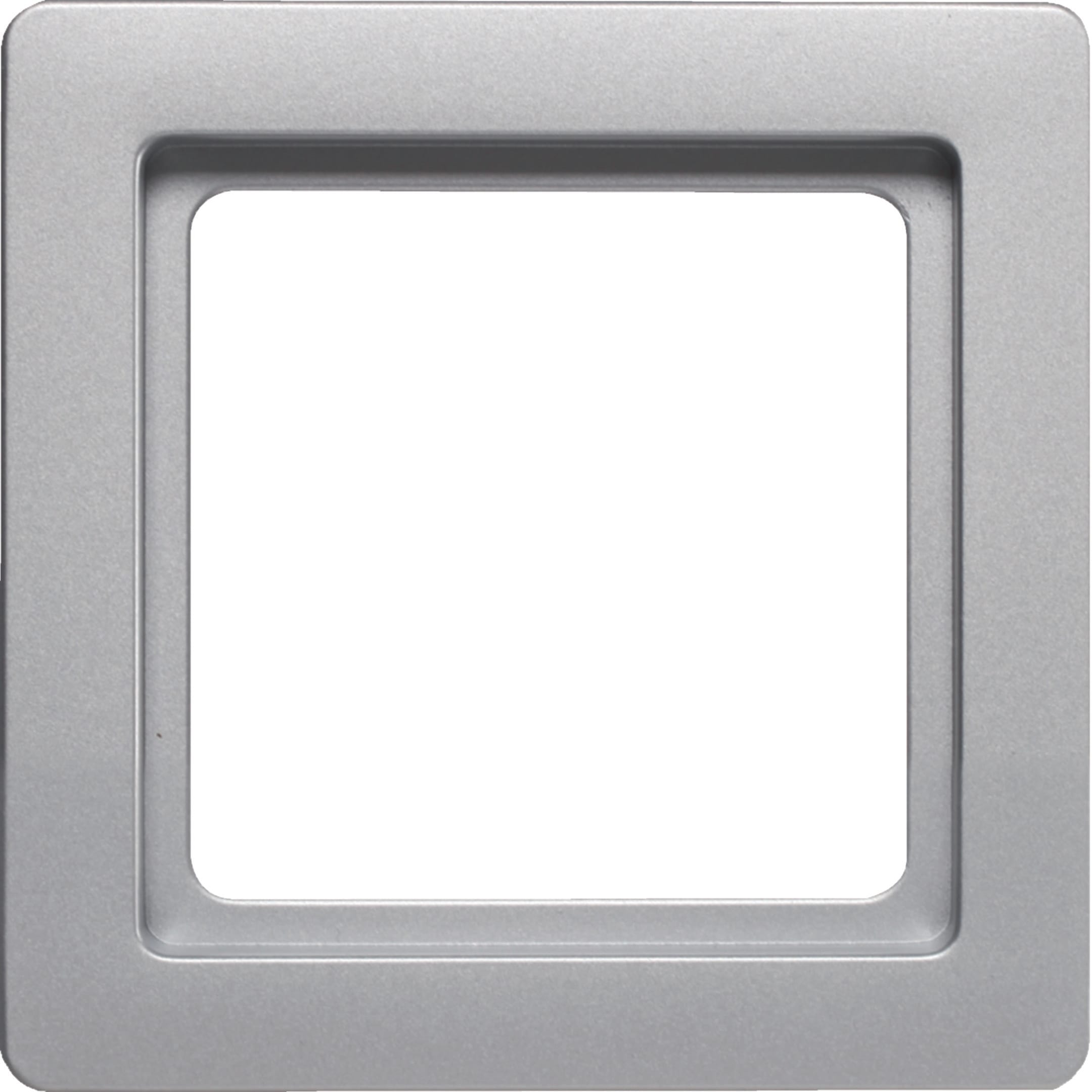 HAGER BOCCHIOTTI - Cornice singola Berker Q.1 alu velluto, verniciato
