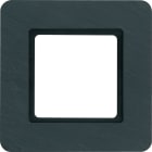 HAGER BOCCHIOTTI - Cornice singola Berker Q.7 ardesia naturale, per illuminazione