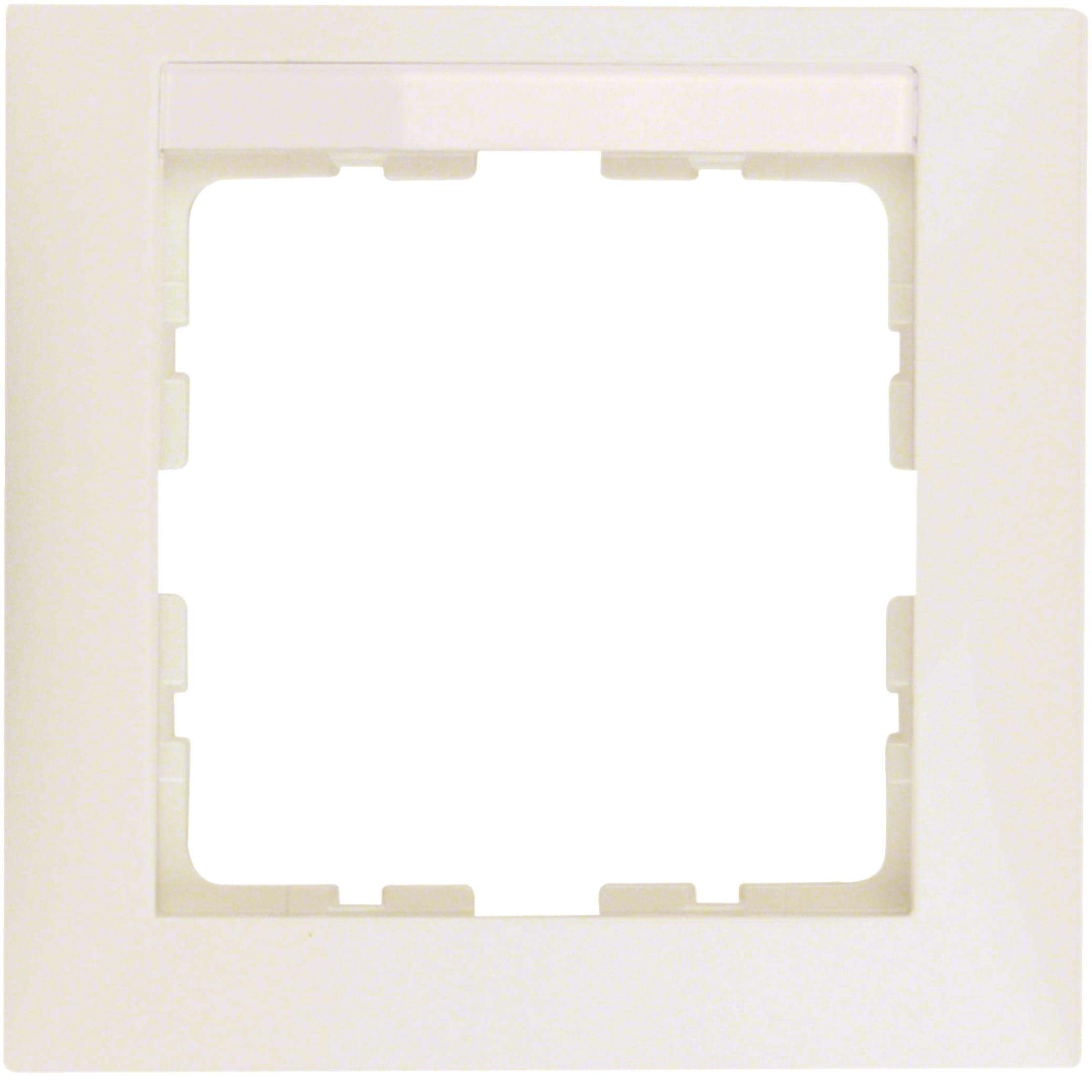 HAGER BOCCHIOTTI - Cornice singola Berker S.1 bianco lucido