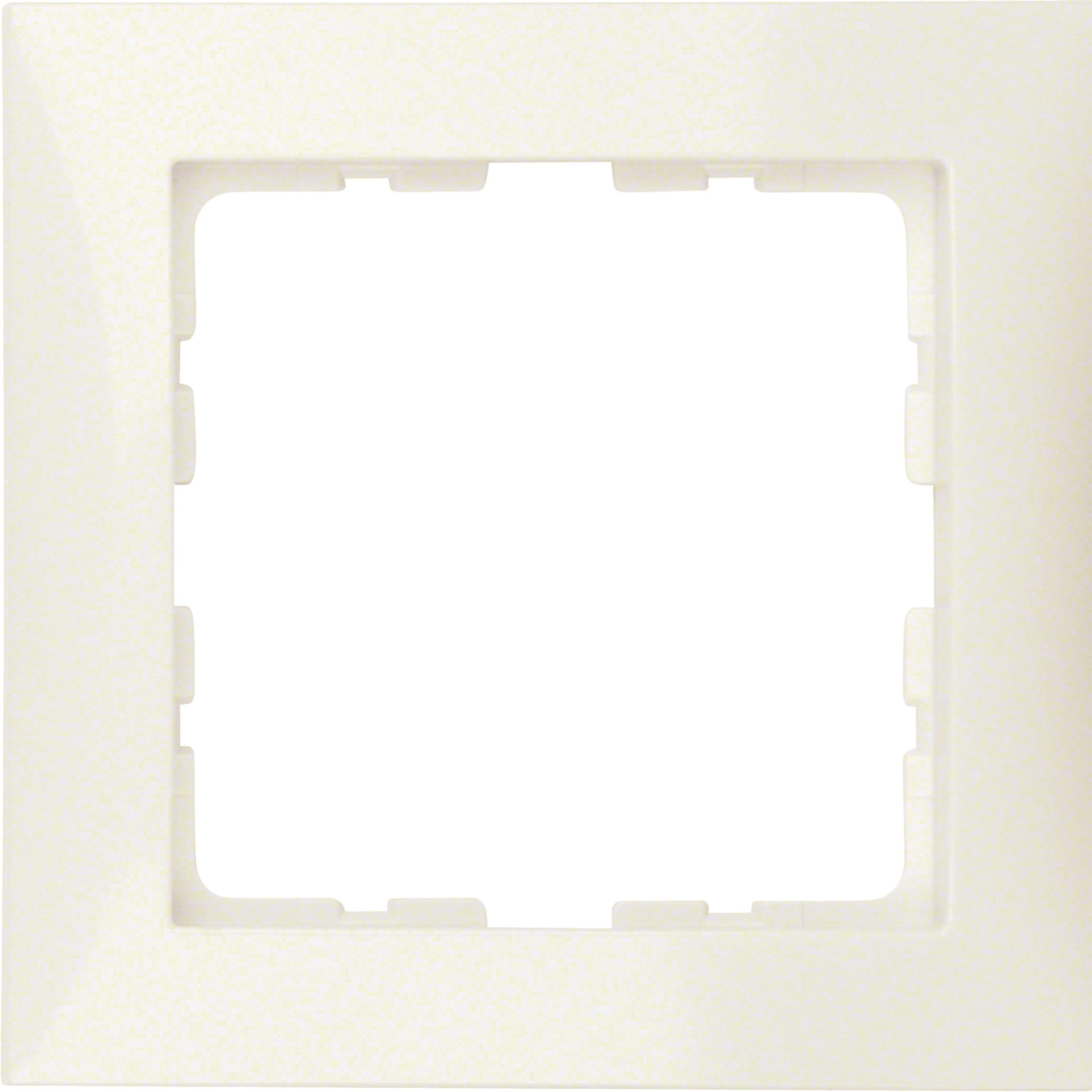 HAGER BOCCHIOTTI - Cornice singola Berker S.1 bianco lucido