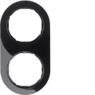 HAGER BOCCHIOTTI - Cornice doppia Serie R.classic?nero lucido