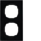 HAGER BOCCHIOTTI - Cornice doppia R.8 vetro nero