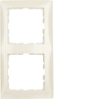 HAGER BOCCHIOTTI - Cornice doppia Berker S.1 bianco lucido