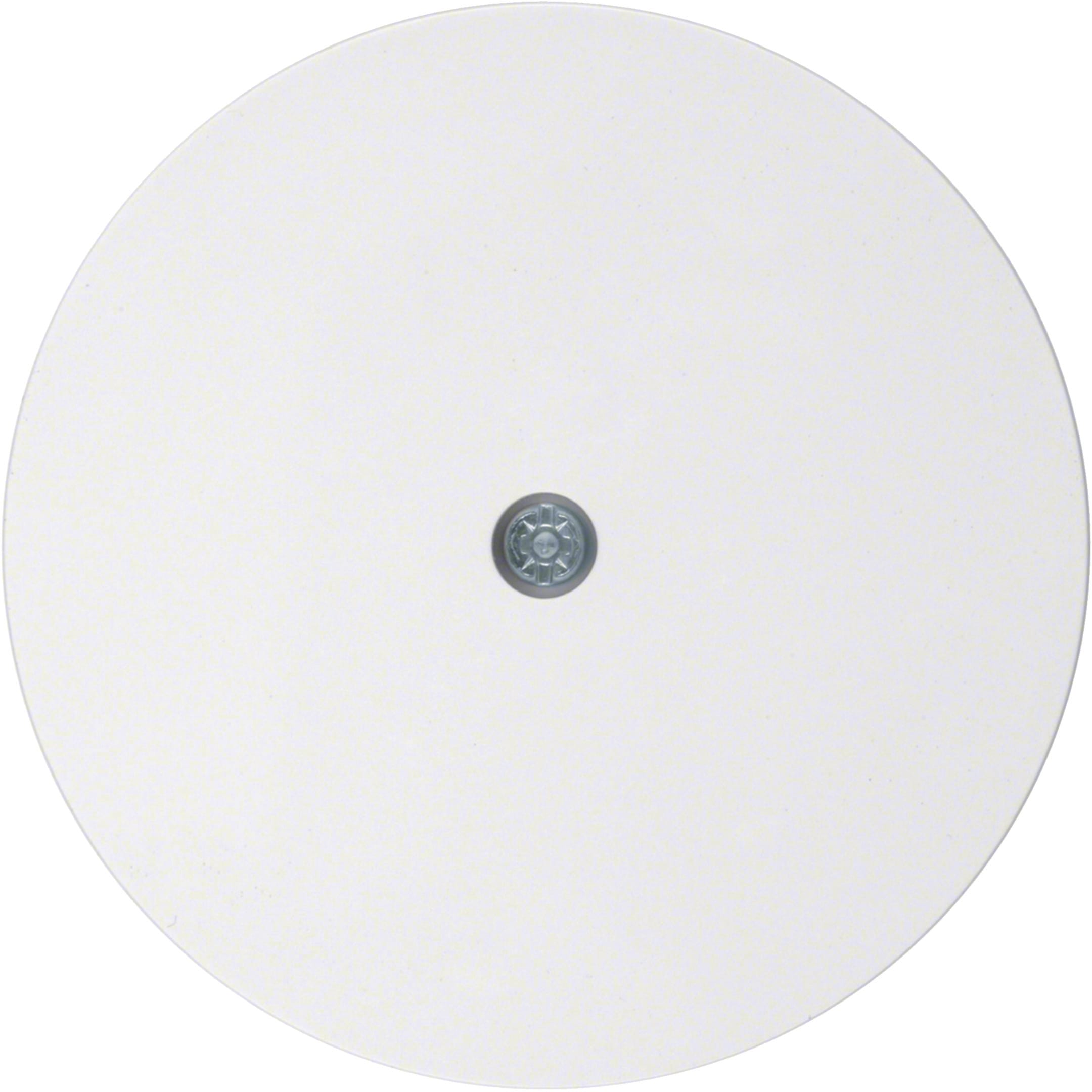 HAGER BOCCHIOTTI - Pezzo centrale per passacavo Berker R.1/R.3/R.?classic bianco polare lucido