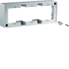 HAGER BOCCHIOTTI - Cornice tripla per montaggio a parete alu velluto, verniciato