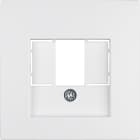 HAGER BOCCHIOTTI - Pezzo centrale con finestra TAE Berker S.1/B.3/B.7 bianco polare opaco