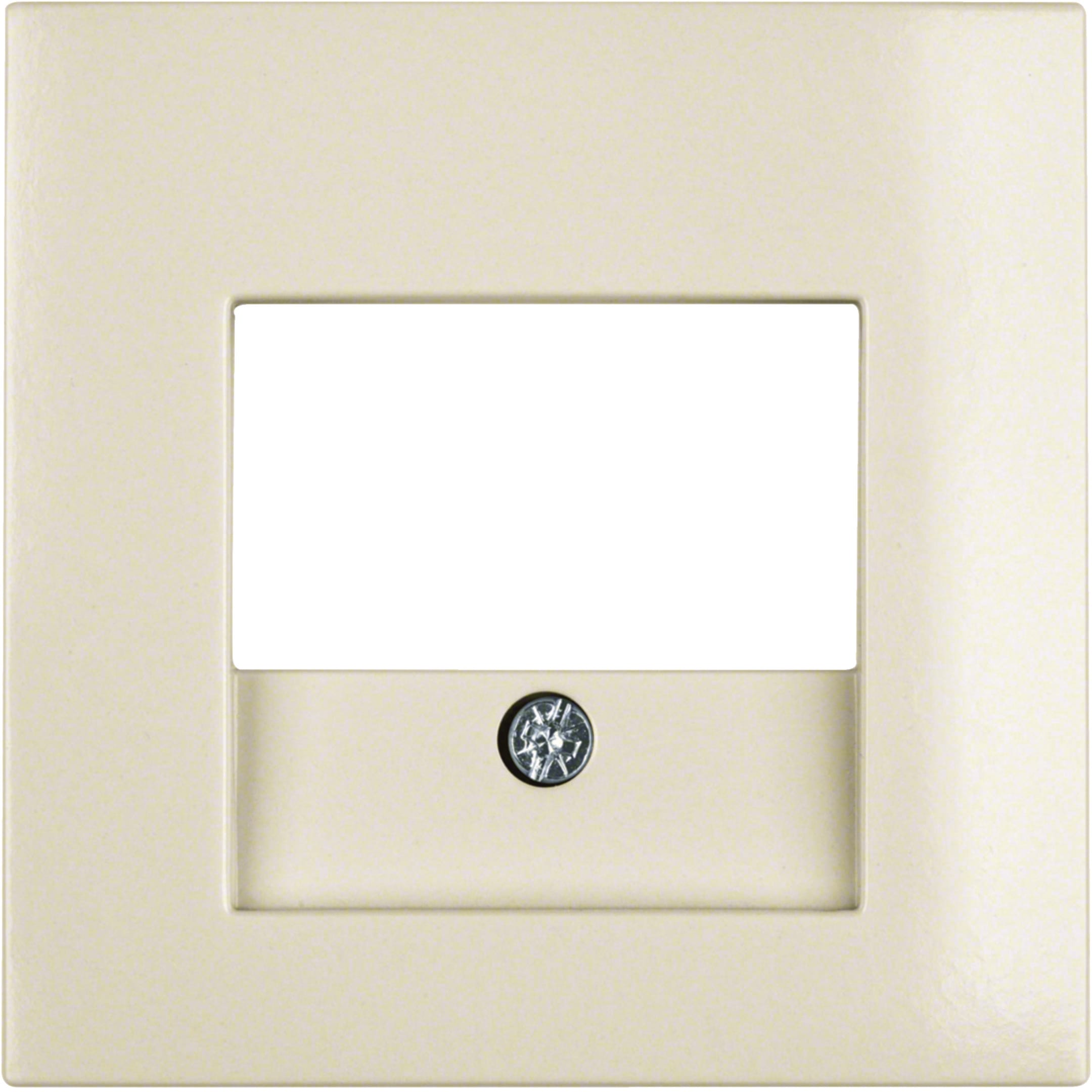 HAGER BOCCHIOTTI - Pezzo centrale con finestra TAE Berker S.1 bianco lucido