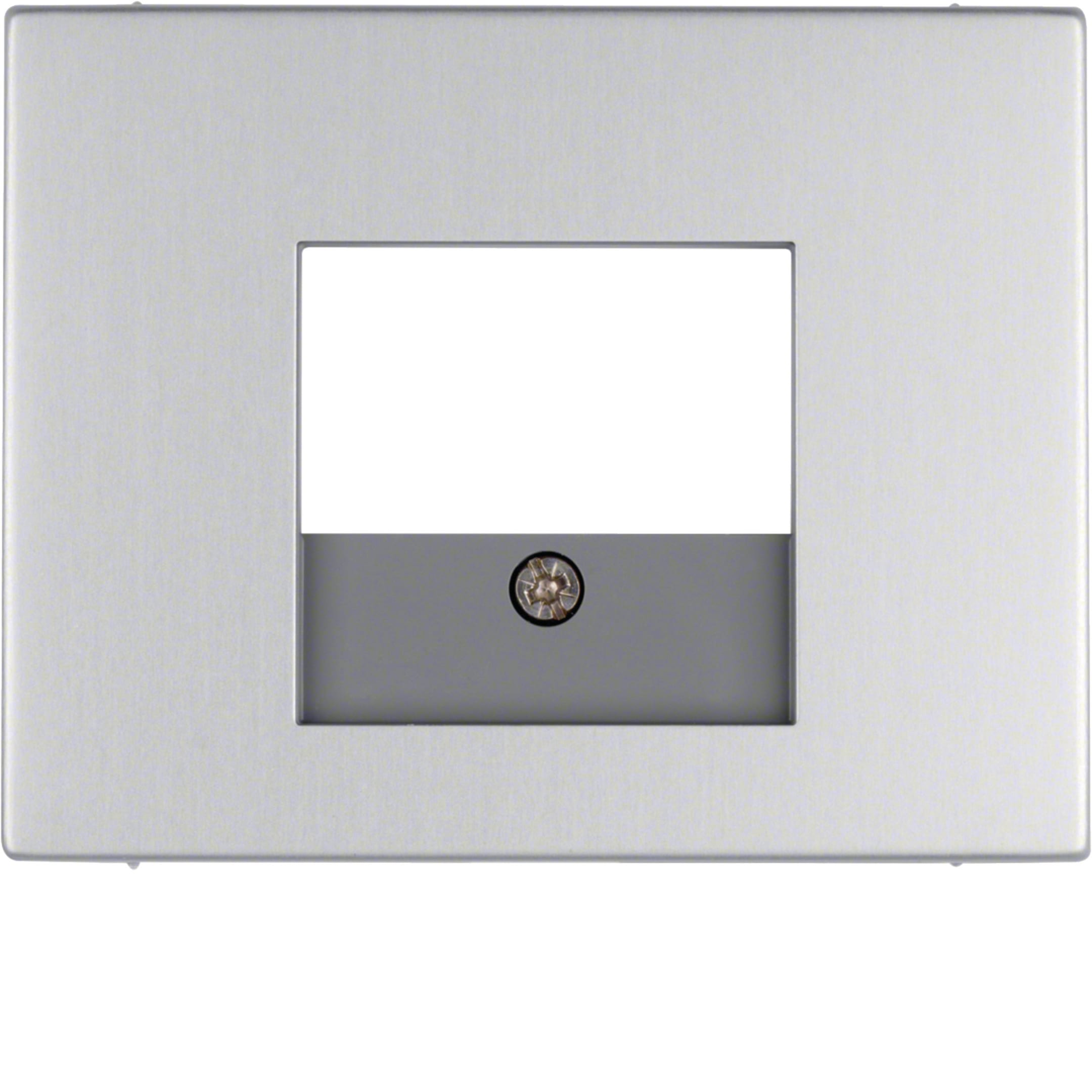 HAGER BOCCHIOTTI - Pezzo centrale con finestra TAE Berker K.5 alu, alluminio anodizzato