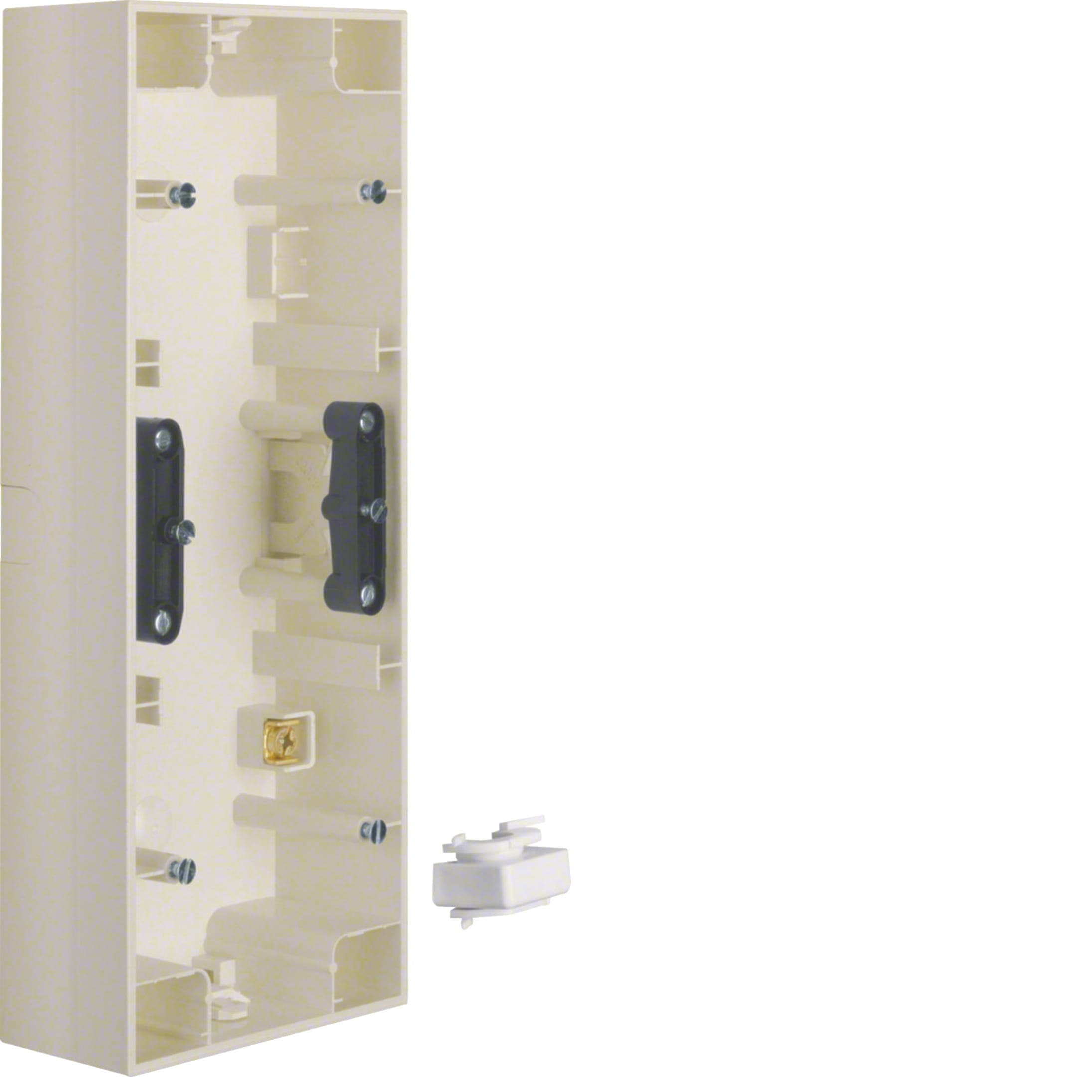 HAGER BOCCHIOTTI - Scatola a parete tripla Berker S.1 bianco lucido