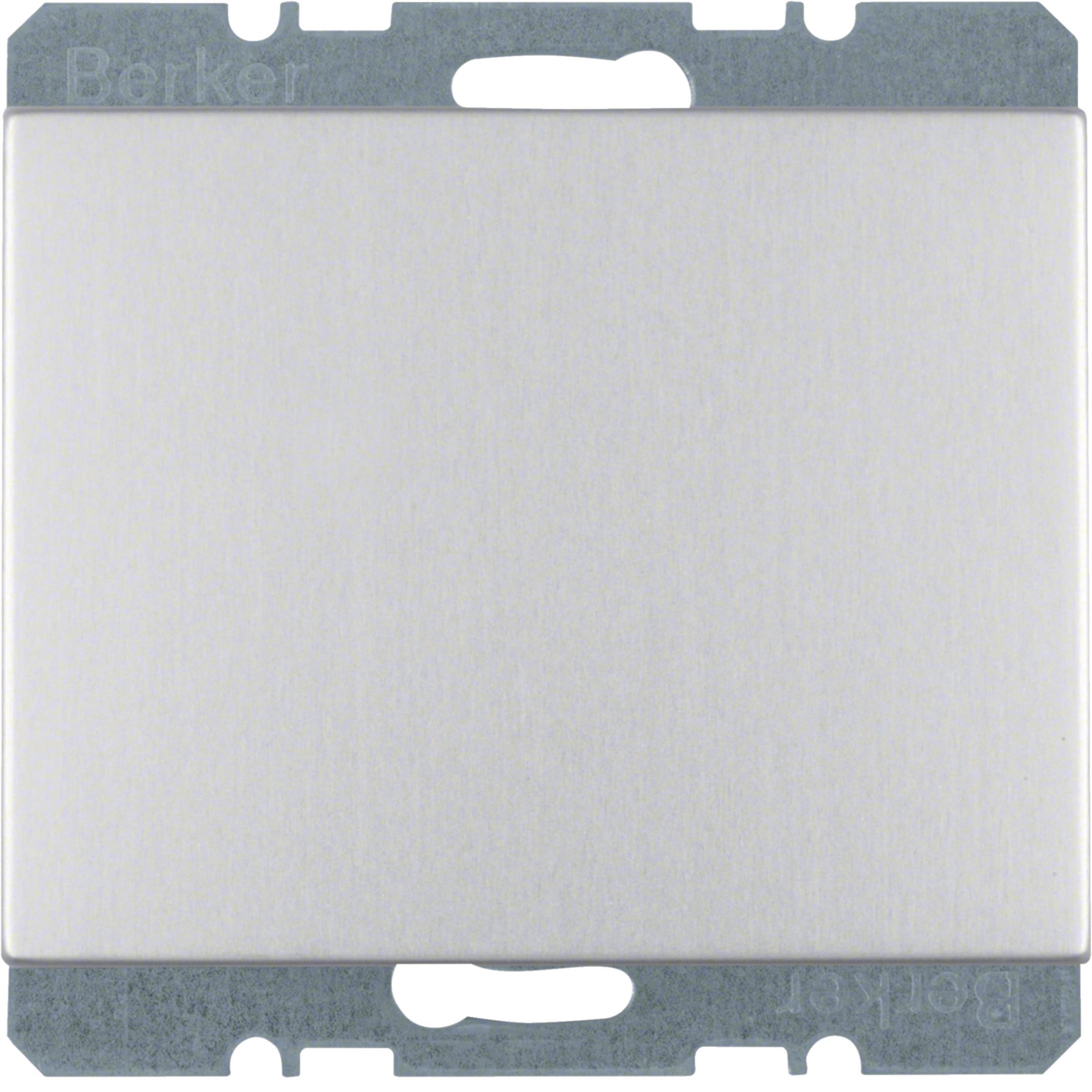 HAGER BOCCHIOTTI - Inserto cieco con pezzo centrale Berker K.5 alu, alluminio anodizzato