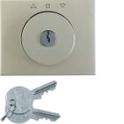 HAGER BOCCHIOTTI - Pezzo c.le serratura x commut. veneziane chiave estr. in pos. 0 K.5 acciaio inox