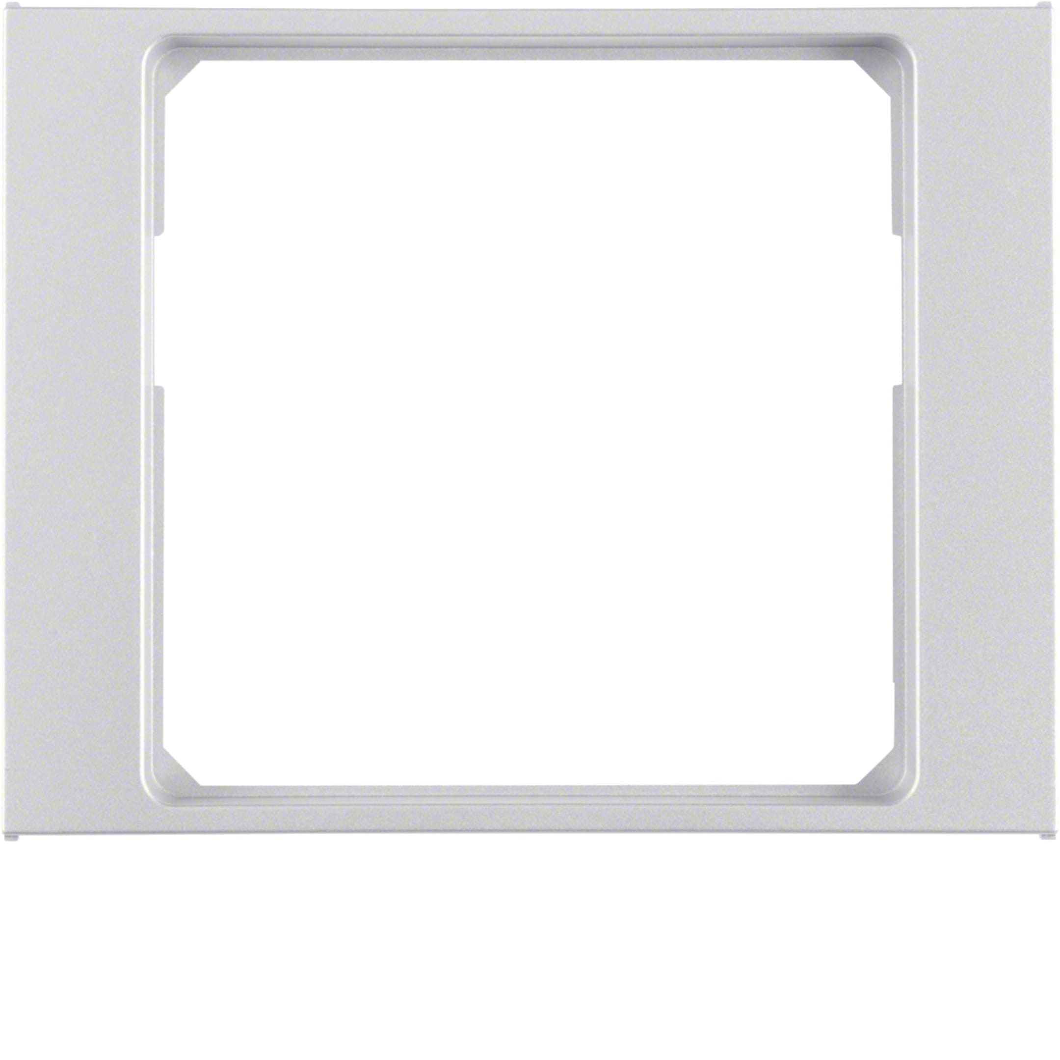 HAGER BOCCHIOTTI - Anello adattatore x pezzo centrale 50 x 50 mm Berker K.5 alu opaco, verniciato
