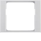 HAGER BOCCHIOTTI - Anello adattatore x pezzo centrale 50 x 50 mm Berker K.5 alu opaco, verniciato