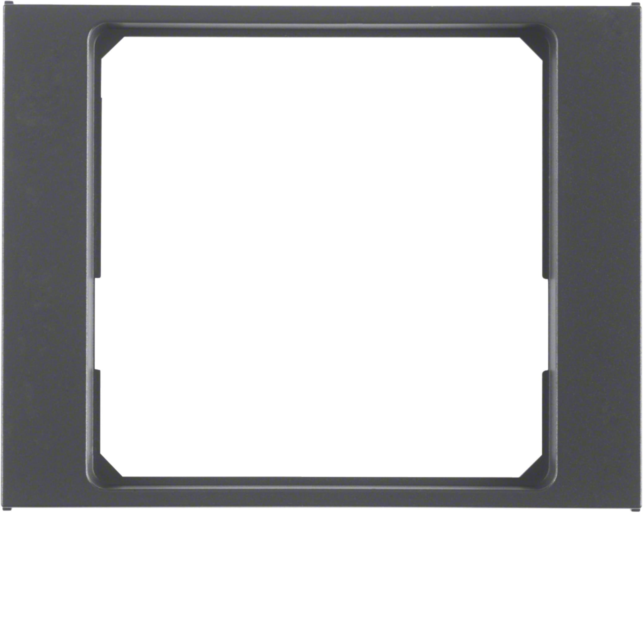 HAGER BOCCHIOTTI - Anello adattatore per pezzo centrale 50 x 50 mm K.1 antracite opaco, verniciato