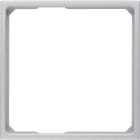 HAGER BOCCHIOTTI - Anello adattatore x pezzo centrale 50 x 50 mm Berker B.7 alu opaco, verniciato
