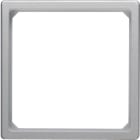 HAGER BOCCHIOTTI - Anello adattatore per pezzo centrale 50 x 50 mm Q.1/Q.3 alu velluto, verniciato
