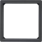 HAGER BOCCHIOTTI - Anello adattatore x pezzo c.le 50 x 50 mm Serie Q.1/Q.3 antrac.velluto, vern.