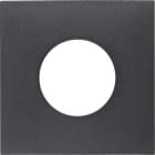 HAGER BOCCHIOTTI - Pezzo centrale per pulsante/spia luminosa E10 Berker B.3/B.7 antracite opaco