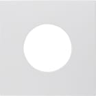 HAGER BOCCHIOTTI - Pezzo c.le  x pulsante/spia luminosa E10 Berker S.1/B.3/B.7 bianco polare opaco