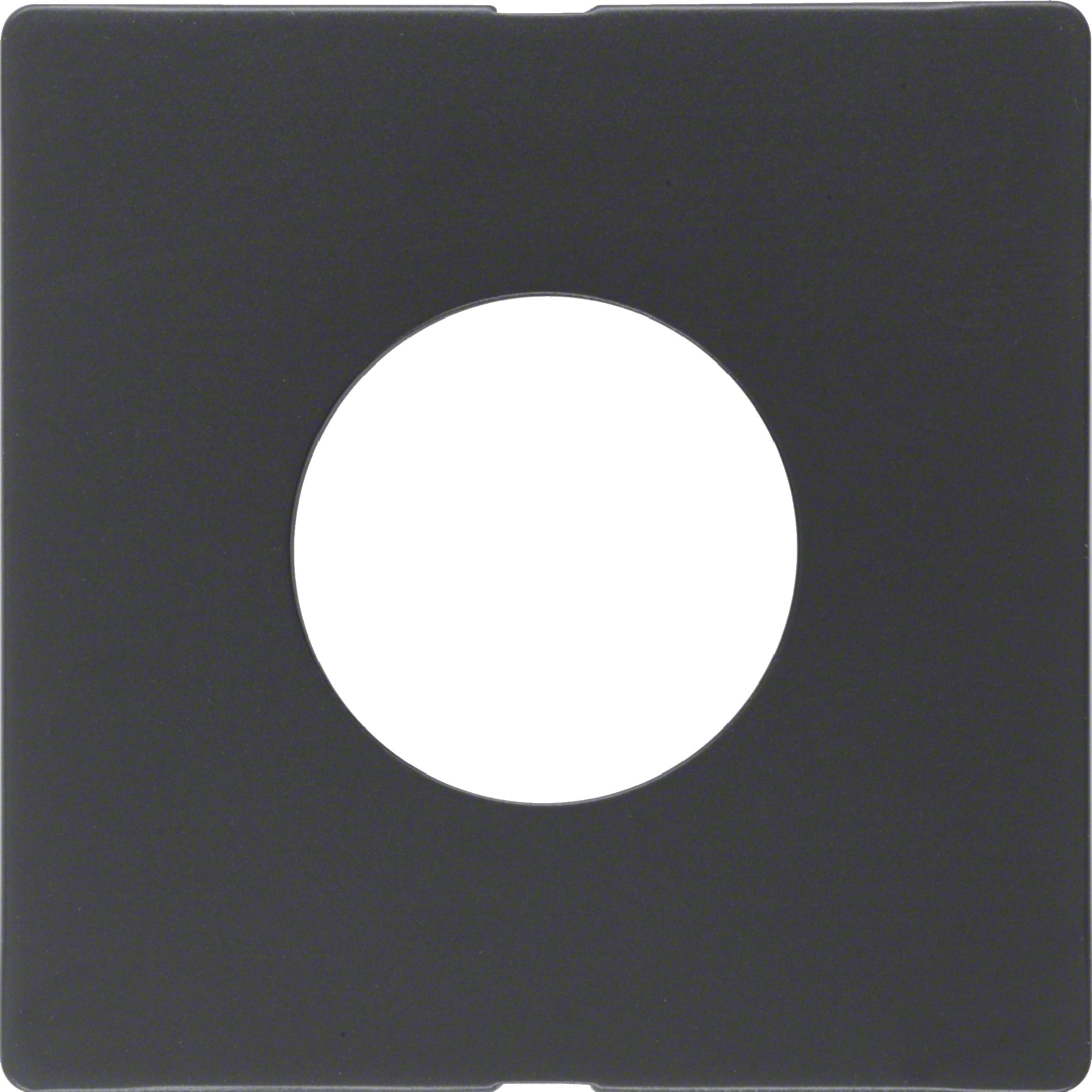 HAGER BOCCHIOTTI - Pezzo c.le x puls./spia luminosa E10 Serie Q.1/Q.3 antrac.velluto, verniciato