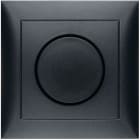HAGER BOCCHIOTTI - Placca x dimmer a manopola/potenziometro a rotazione Serie S.1 antrac.opaco