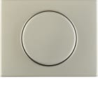 HAGER BOCCHIOTTI - Pezzo c.le x dimmer manopola/potenz. a rotaz. Serie K.5 acciaio inox met. opac