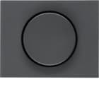 HAGER BOCCHIOTTI - Pezzo c.le x dimmer a manopola/potenziom. a rotaz. Serie K.1 antrac.opac, vern.