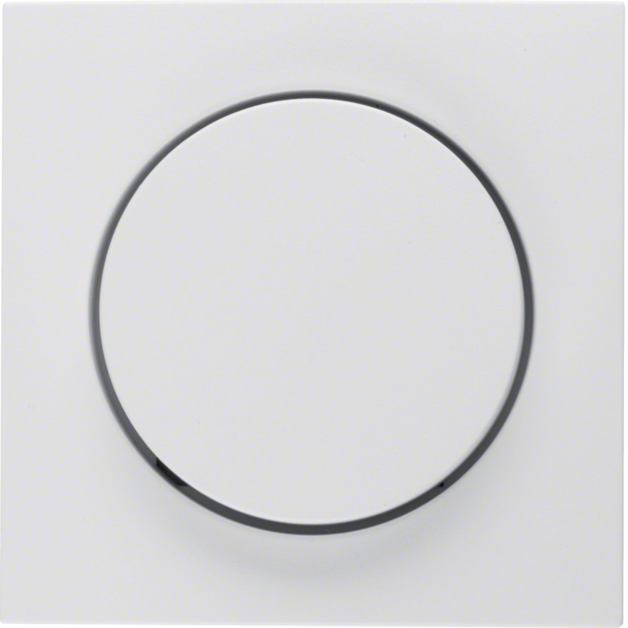 HAGER BOCCHIOTTI - Pezzo c.le x dimmer manopola/potenz. a rotaz. Serie S.1/B.3/B.7 bianco pol. opac