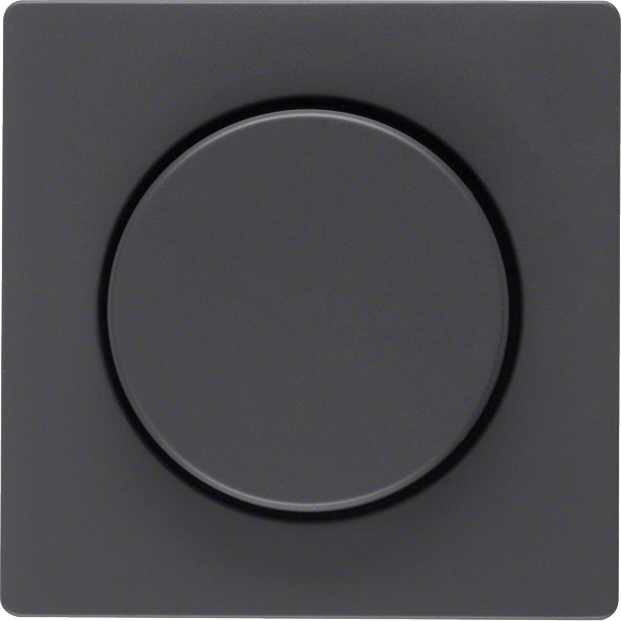 HAGER BOCCHIOTTI - Pezzo c.le x dimmer manopola/potenz. a rotaz. Serie Q.1/Q.3 antrac.vellut vern.
