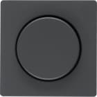 HAGER BOCCHIOTTI - Pezzo c.le x dimmer manopola/potenz. a rotaz. Serie Q.1/Q.3 antrac.vellut vern.